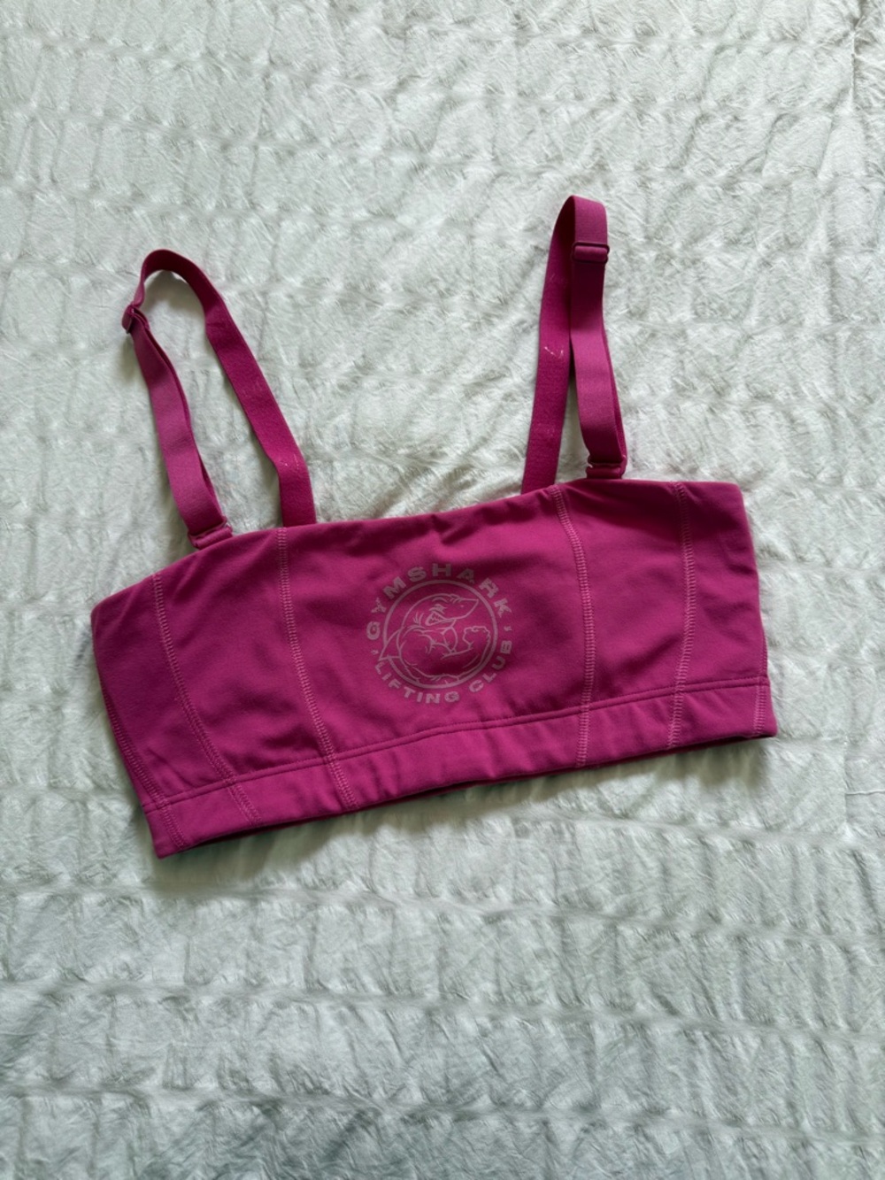 Gymshark - Legacy Bandeau Bra - Deep Pink